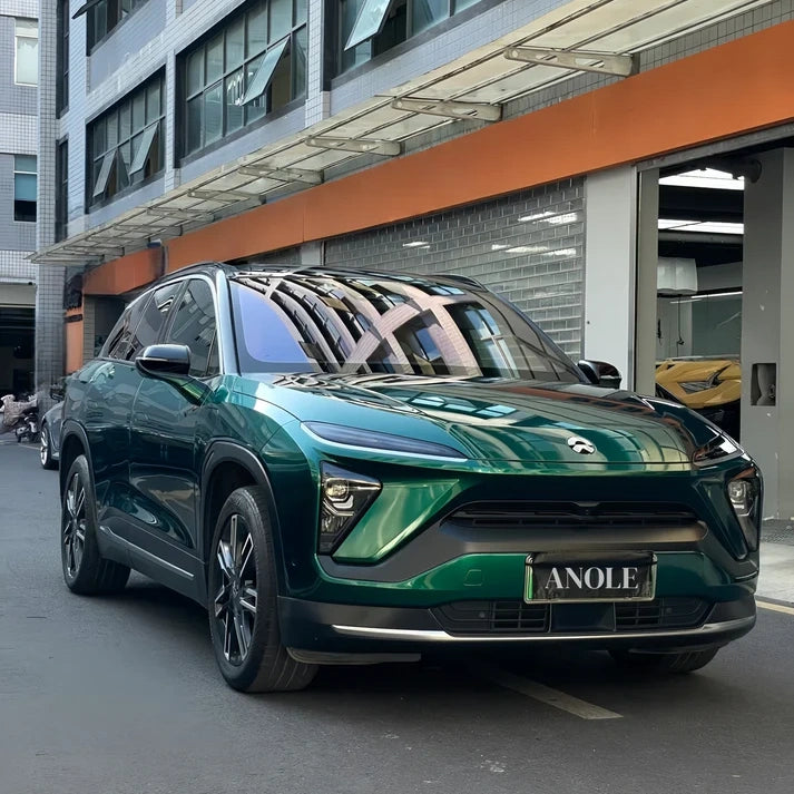 Anole Glossy Metallic La Salle Green Agate Green Vinyl Car Wrap 19