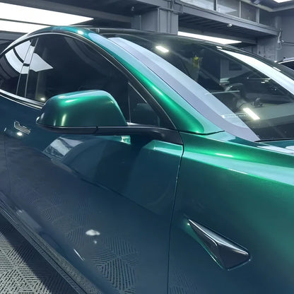 Anole Glossy Metallic La Salle Green Agate Green Vinyl Car Wrap 7