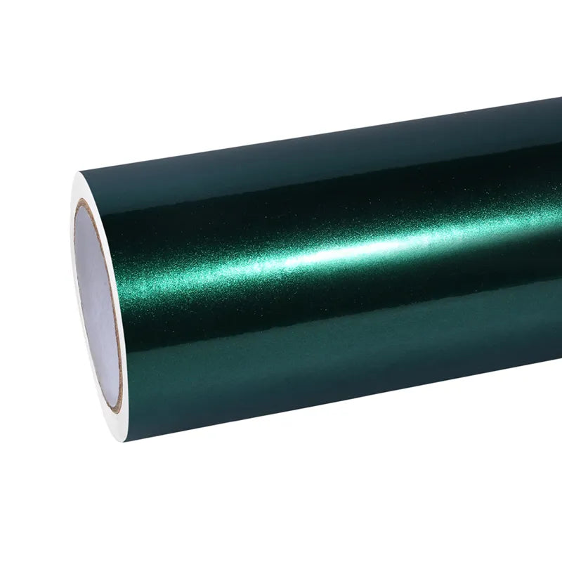 Anole Glossy Metallic Royal Green Vinyl Wrap 6