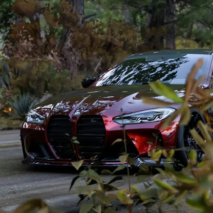 Anole Glossy Metallic Rufous Red Car Vinyl Wrap 16