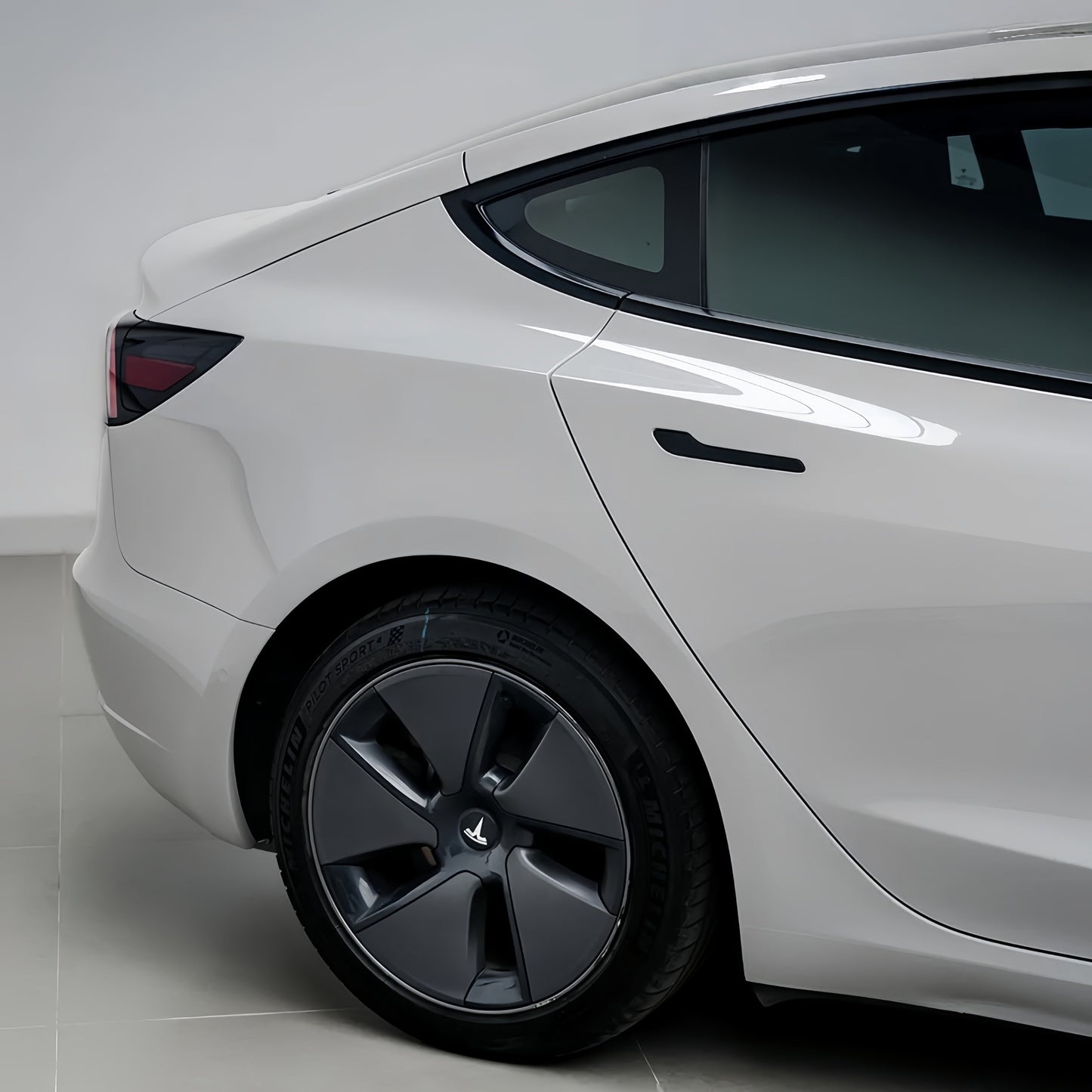 Anole High Glossy Bright Gray Vinyl Car Wrap 10
