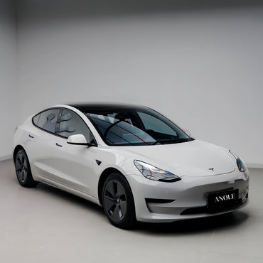 Anole High Glossy Bright Gray Vinyl Car Wrap 6