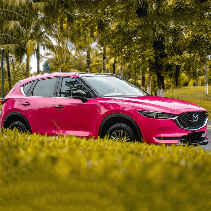 Anole High Glossy Bright Rose Pink Pizzazz Car Vinyl Wrap