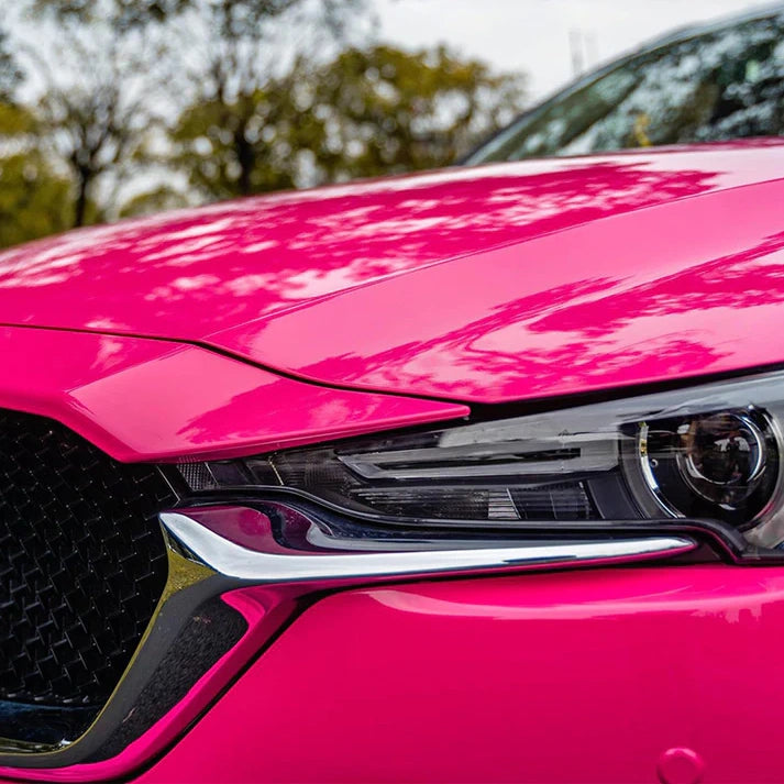Anole High Glossy Bright Rose Pink Pizzazz Car Vinyl Wrap