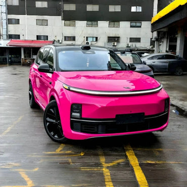 Anole High Glossy Bright Rose Pink Pizzazz Car Vinyl Wrap