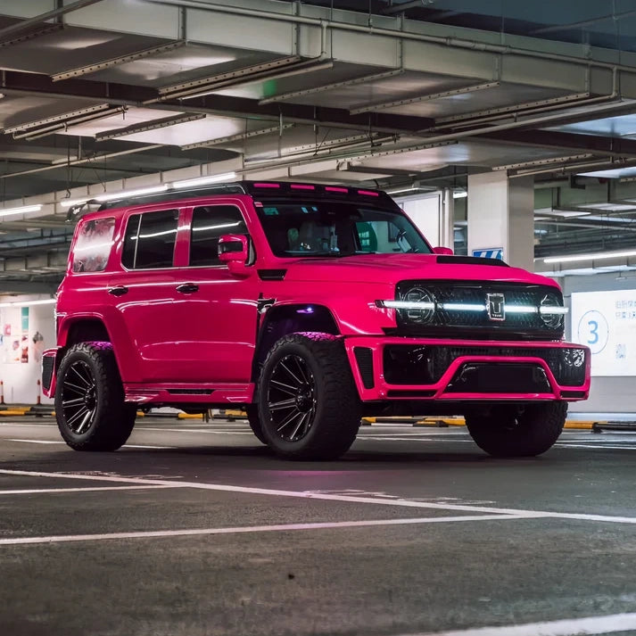 Anole High Glossy Bright Rose Pink Pizzazz Car Vinyl Wrap