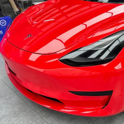 Anole High Glossy Ferrari Red Vinyl Car Wrap 8
