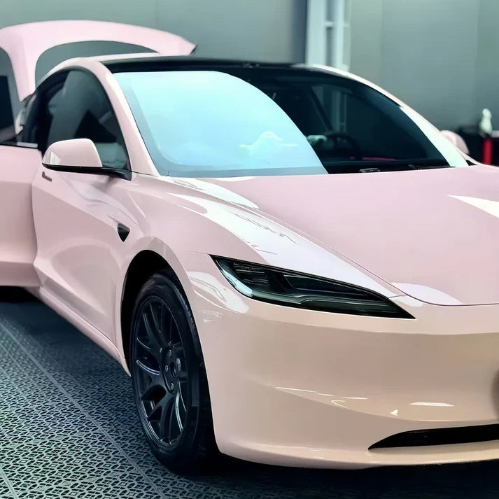 Anole High Glossy Pale Pink Vinyl Car Wrap