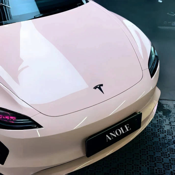 Anole High Glossy Pale Pink Vinyl Car Wrap