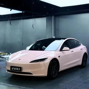 Anole High Glossy Pale Pink Vinyl Car Wrap
