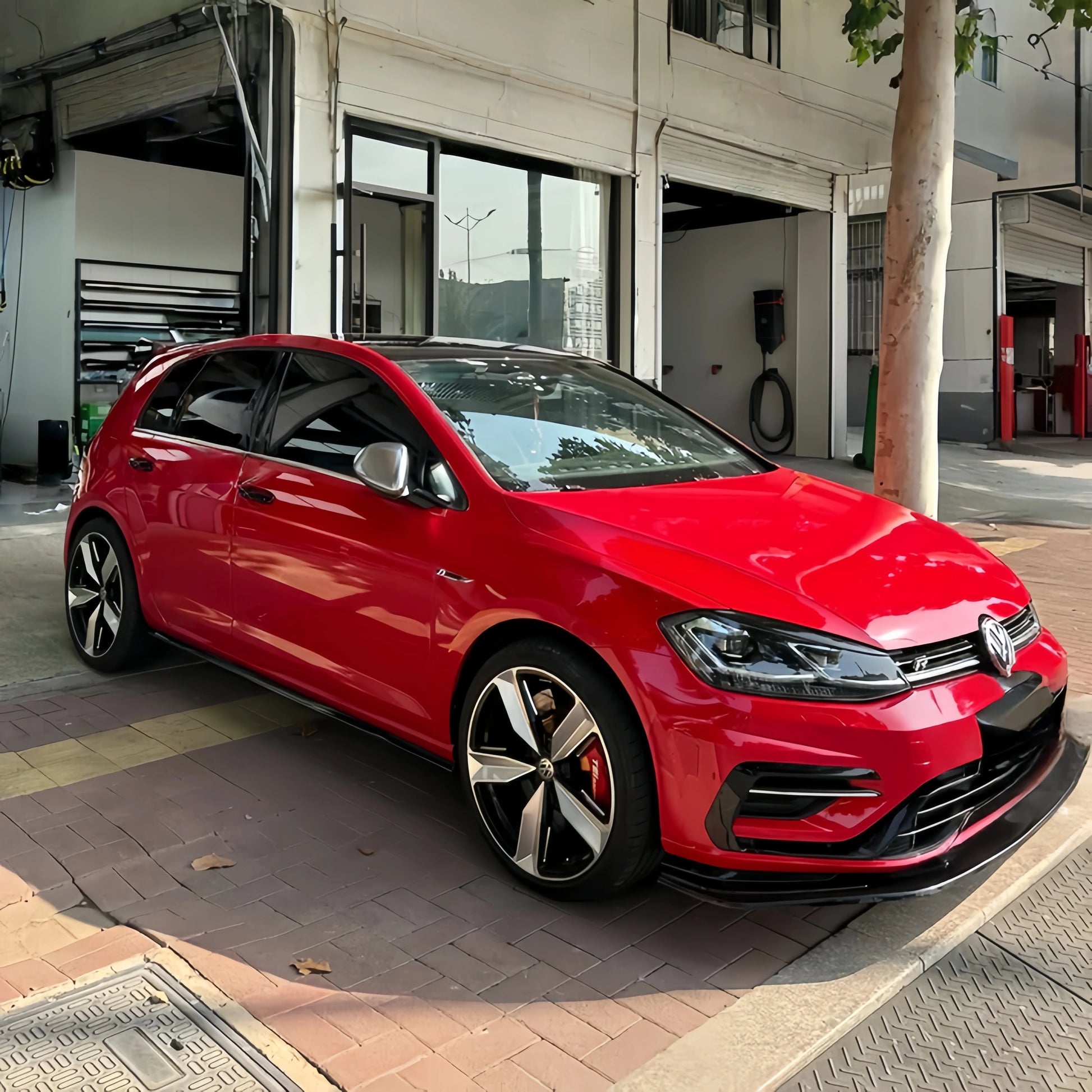 Anole High Glossy Rouge Red Vinyl Car Wrap 13