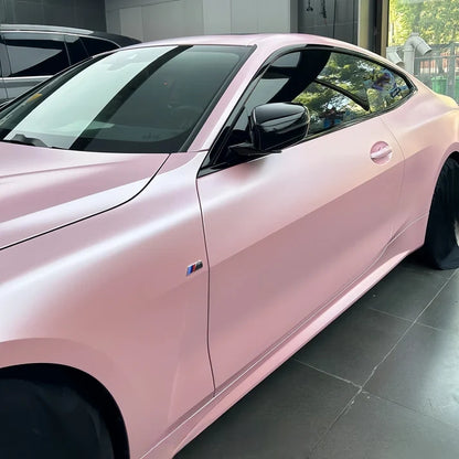 Anole Matte Metallic Pearl Baby Pink Vinyl Wrap for Car &Trucks & SUVs&Vans