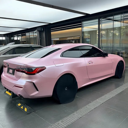 Anole Matte Metallic Pearl Baby Pink Vinyl Wrap for Car &Trucks & SUVs&Vans
