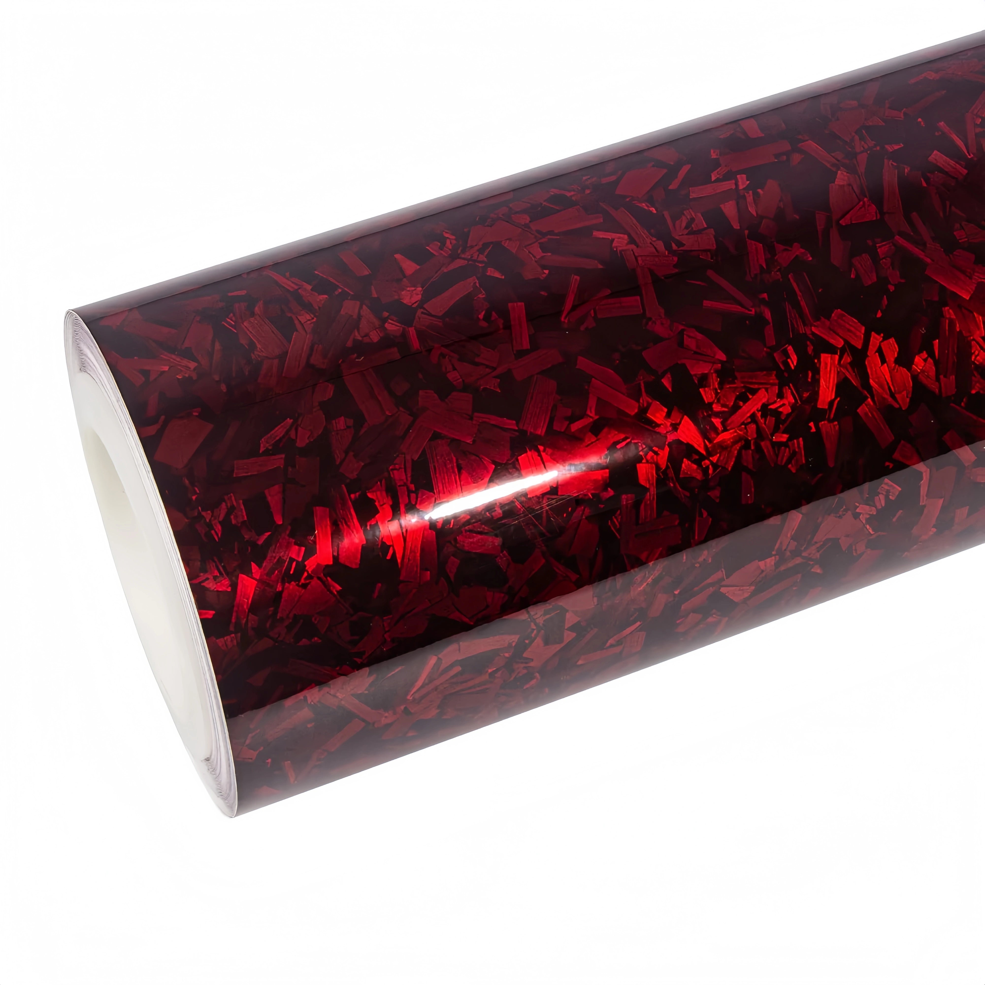 Anole Red Forged Carbon Fiber Vinyl Wrap 1