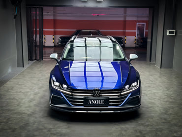 Anole Glossy Metallic Navara Blue Audi Car Vinyl Wrap