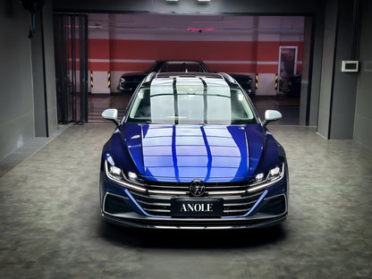 Anole Glossy Metallic Navara Blue Audi Car Vinyl Wrap