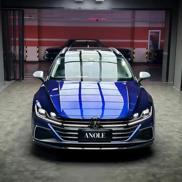 Anole Glossy Metallic Navara Blue Audi Car Vinyl Wrap