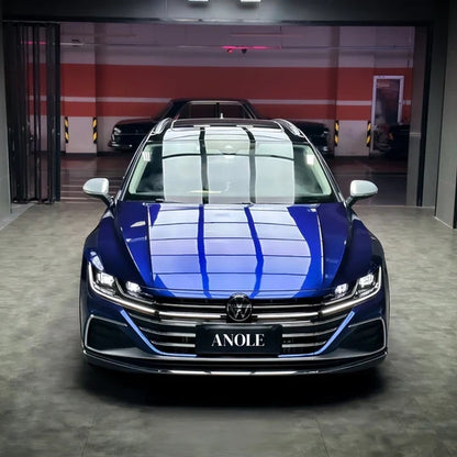 Anole Glossy Metallic Navara Blue Audi Car Vinyl Wrap