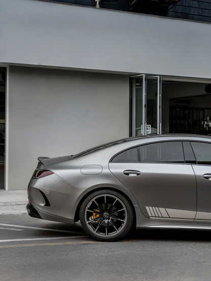 Anole Glossy Metallic Cadet Gray Car Vinyl Wrap