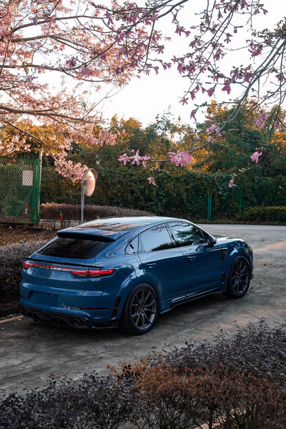 Anole High Gloss Crystal Porsche Deep Blue Vinyl Car Wrap