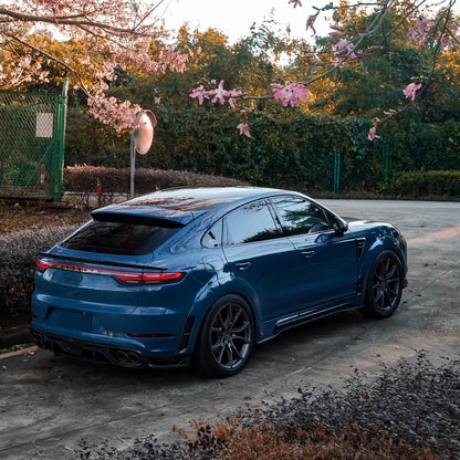 Anole High Gloss Crystal Porsche Deep Blue Vinyl Car Wrap
