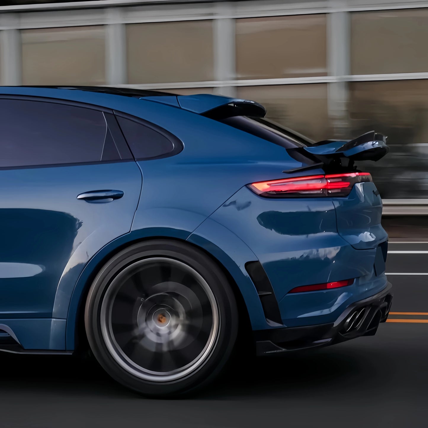 Anole High Gloss Crystal Porsche Deep Blue Vinyl Car Wrap