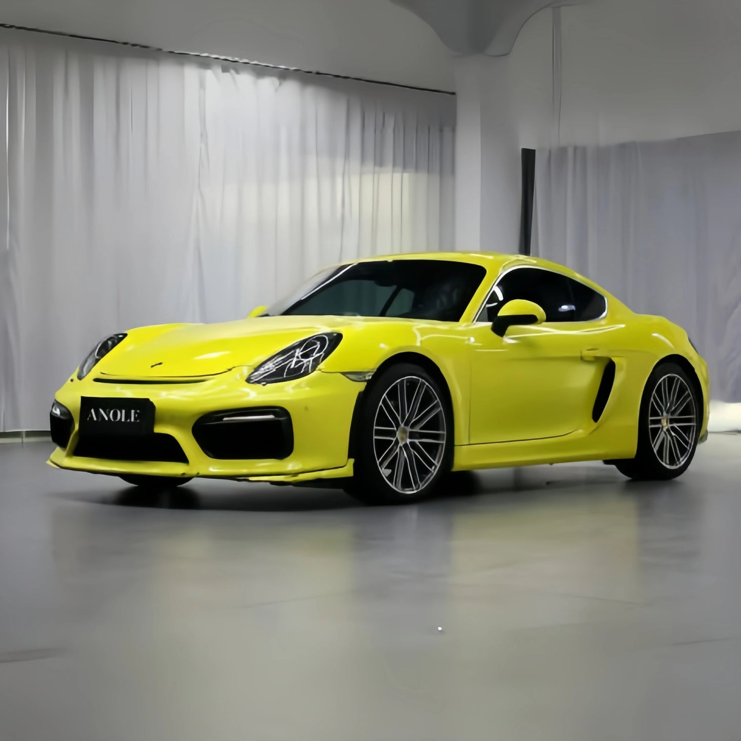 Anole High Glossy Lemon Yellow Vinyl Car Wrap