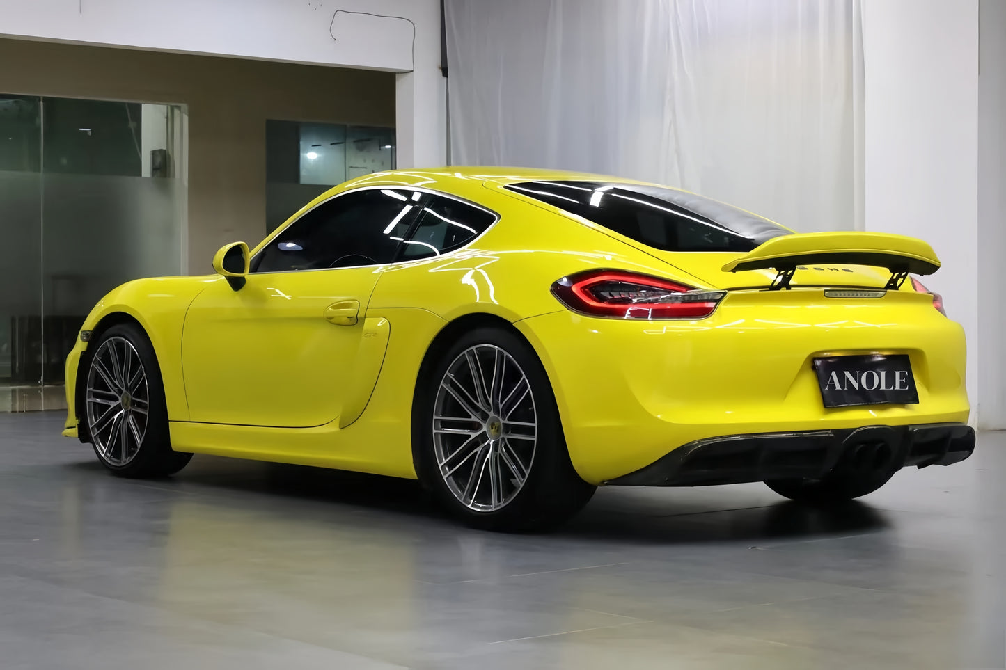 Anole High Glossy Lemon Yellow Vinyl Car Wrap