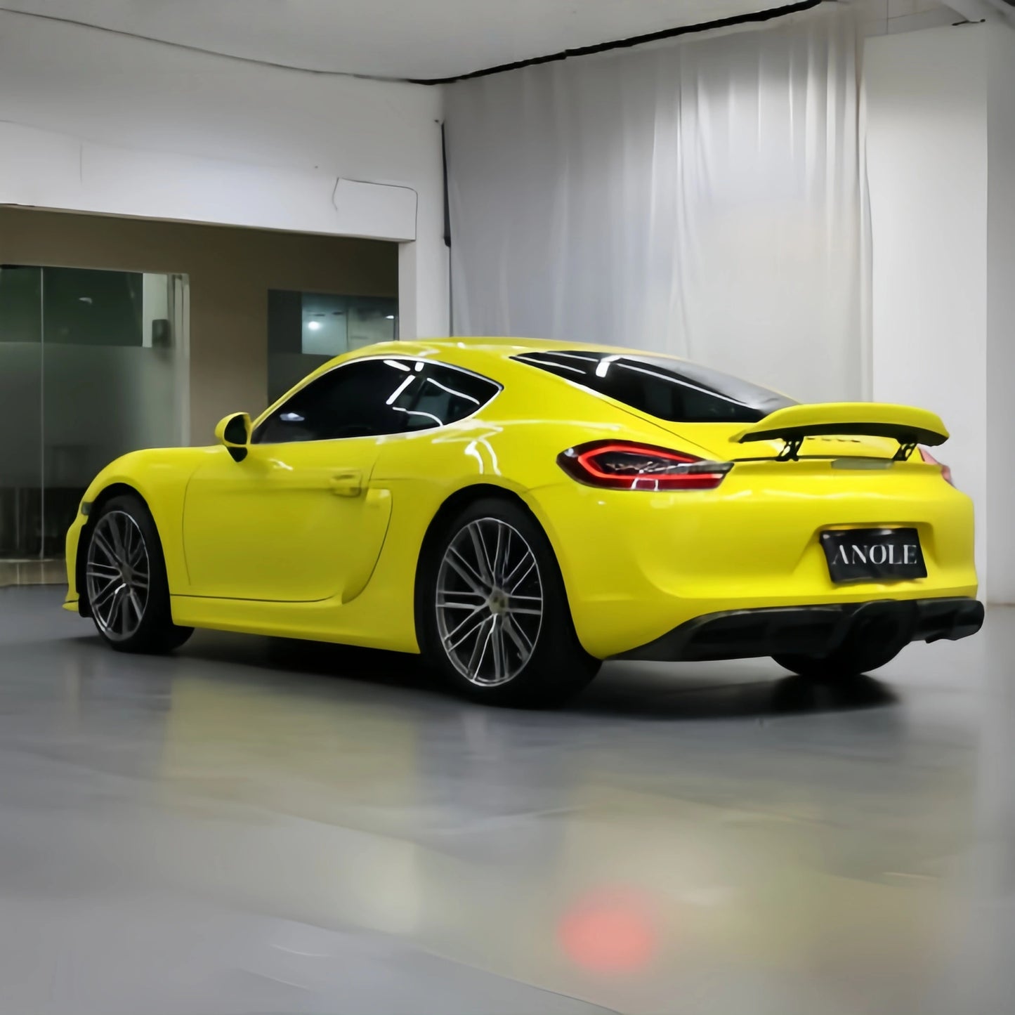 Anole High Glossy Lemon Yellow Vinyl Car Wrap