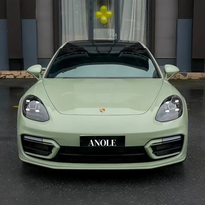 Anole High Glossy Light Khaki Green Vinyl Car Wrap