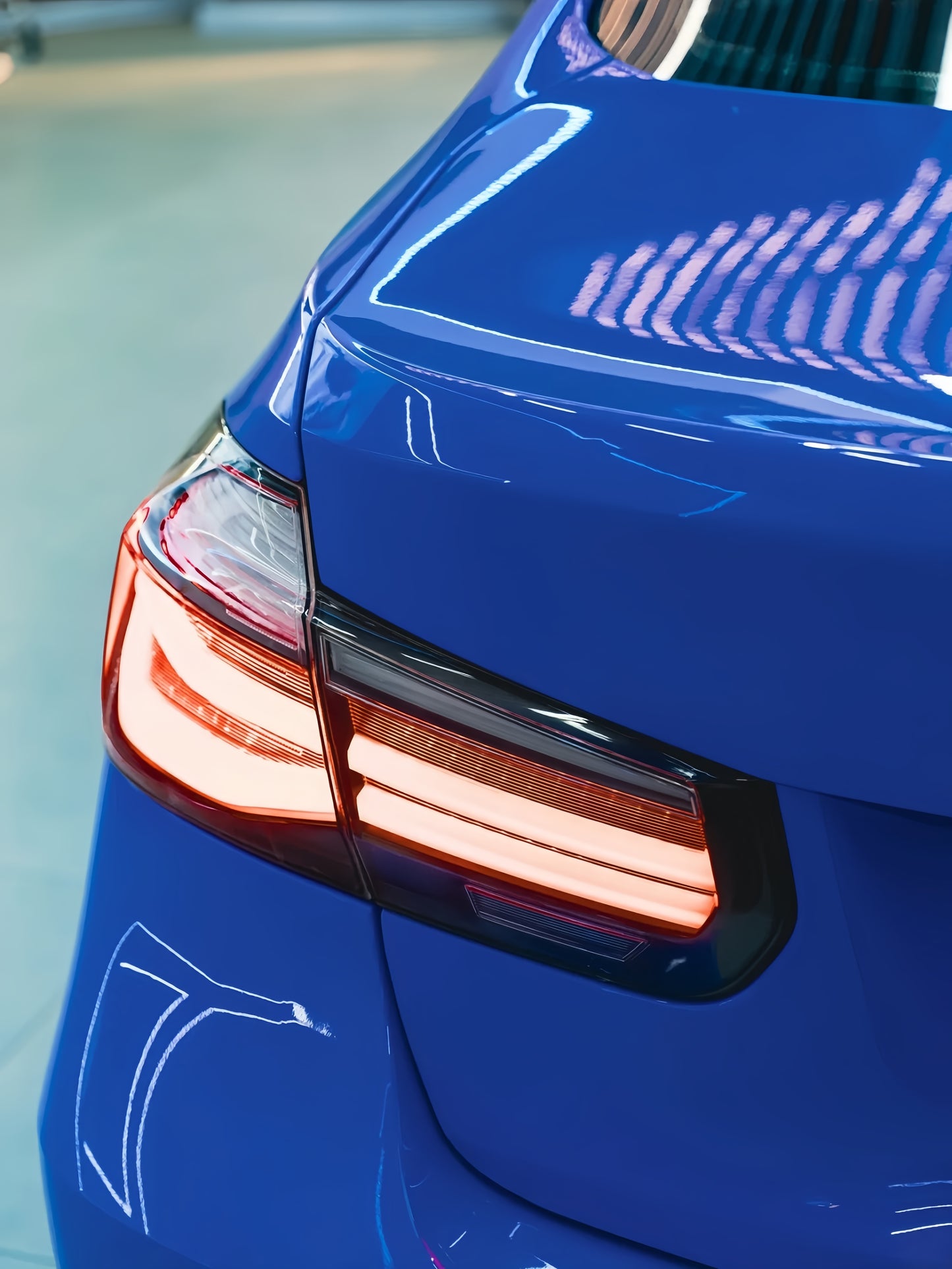 Anole High Gloss Piano Shark Blue Vinyl Car Wrap