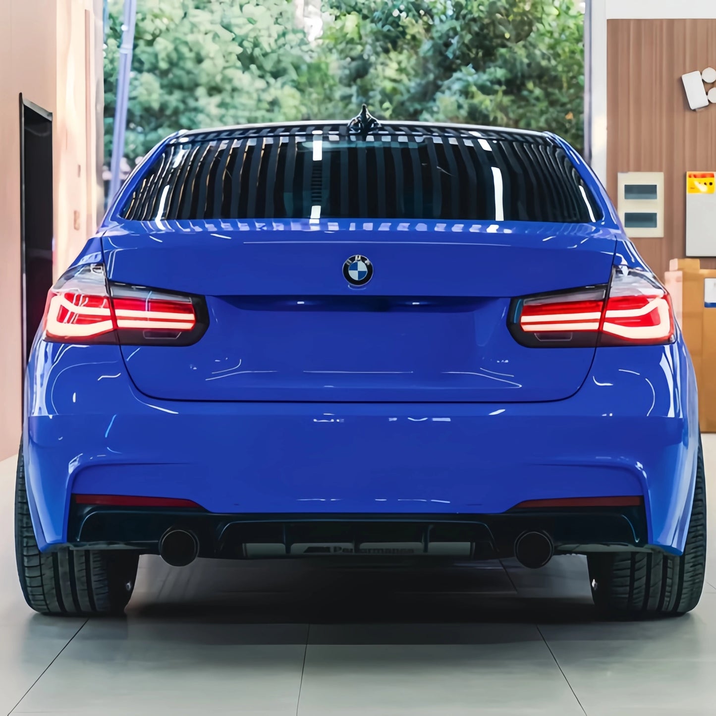 Anole High Gloss Piano Shark Blue Vinyl Car Wrap