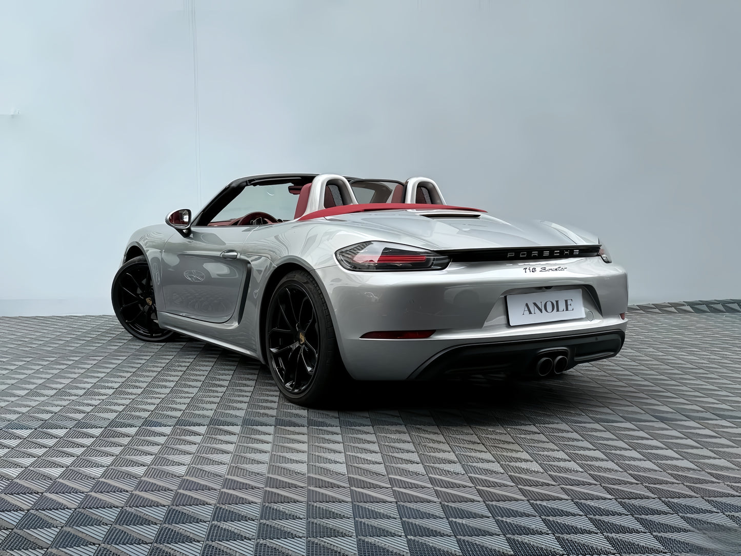 Anole Glossy Metallic Metal Silver Car Vinyl Wrap