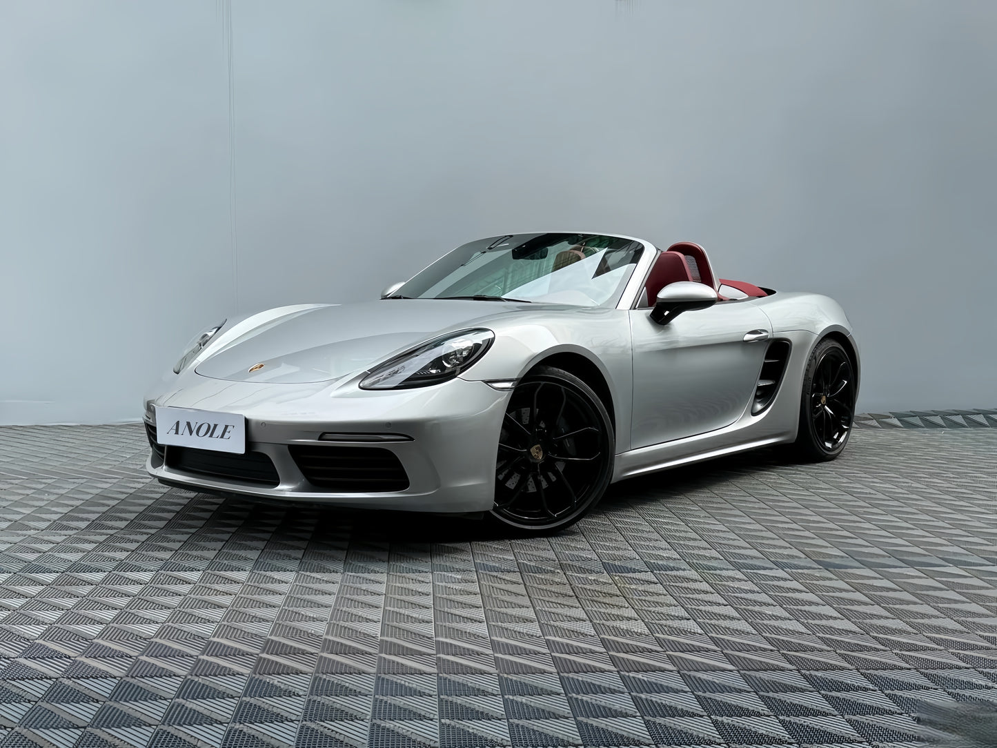 Anole Glossy Metallic Metal Silver Car Vinyl Wrap