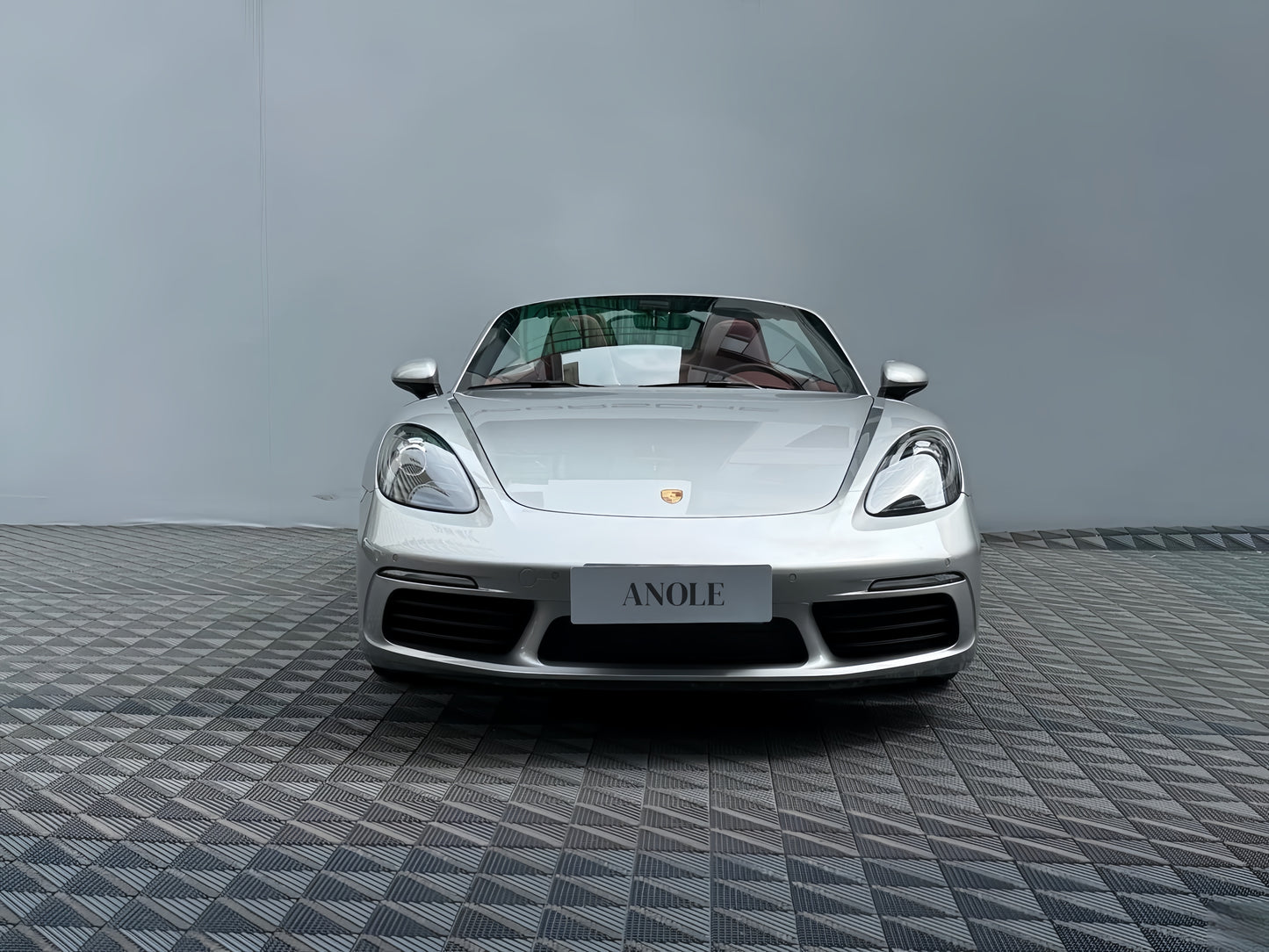 Anole Glossy Metallic Metal Silver Car Vinyl Wrap
