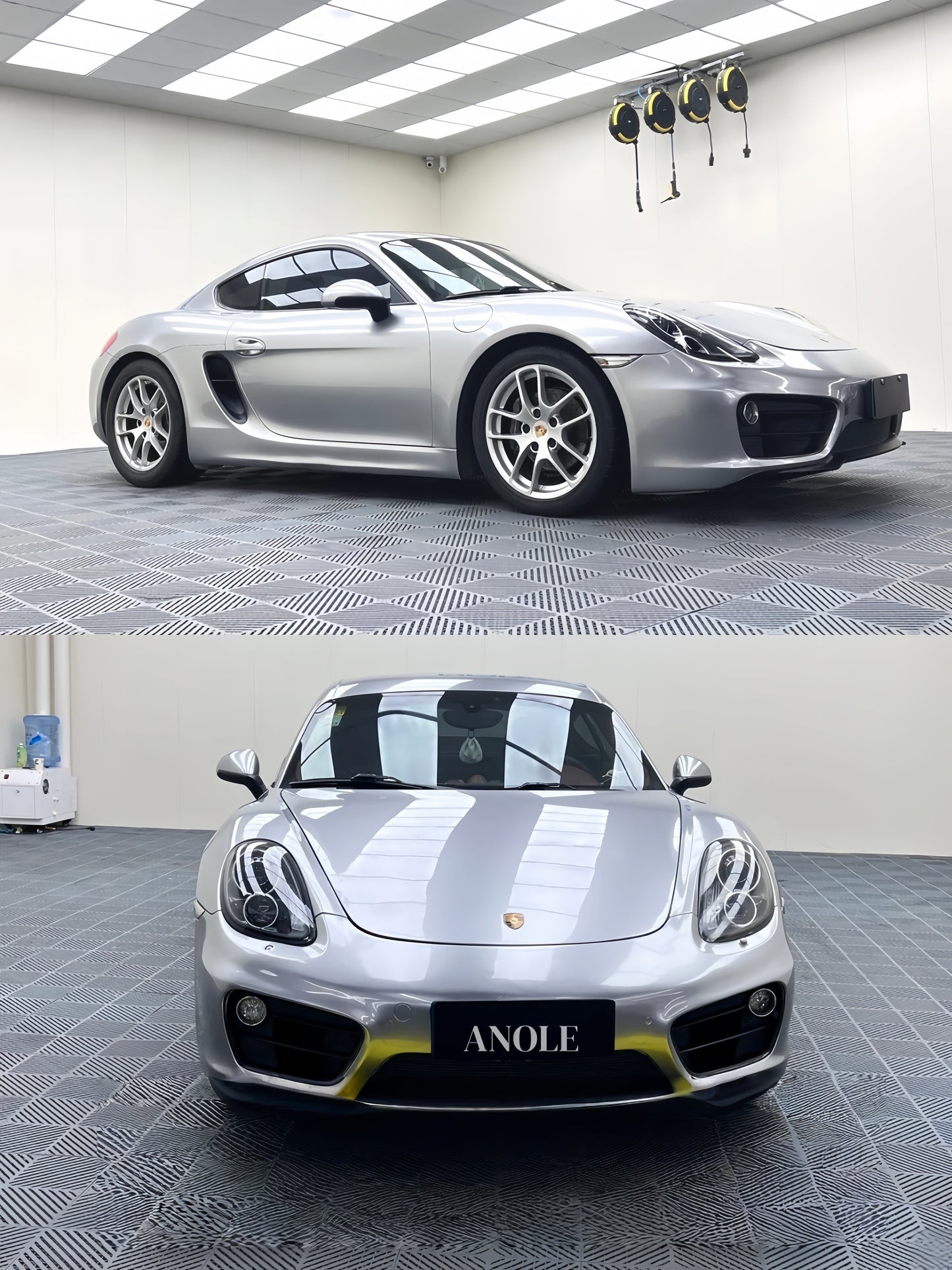 Anole Glossy Metallic Metal Silver Car Vinyl Wrap