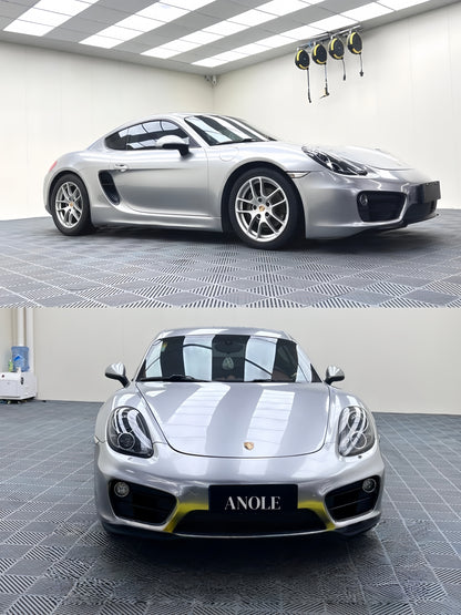 Anole Glossy Metallic Metal Silver Car Vinyl Wrap