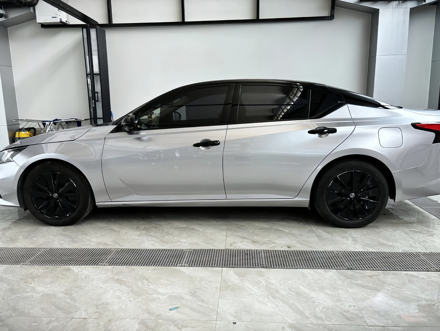 Anole Glossy Metallic Metal Silver Car Vinyl Wrap