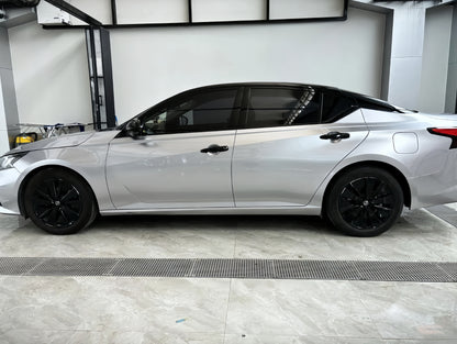 Anole Glossy Metallic Metal Silver Car Vinyl Wrap