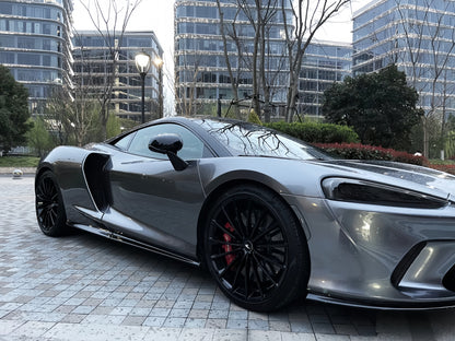 Anole Glossy Metallic Titanium Gray Vinyl Car Wrap