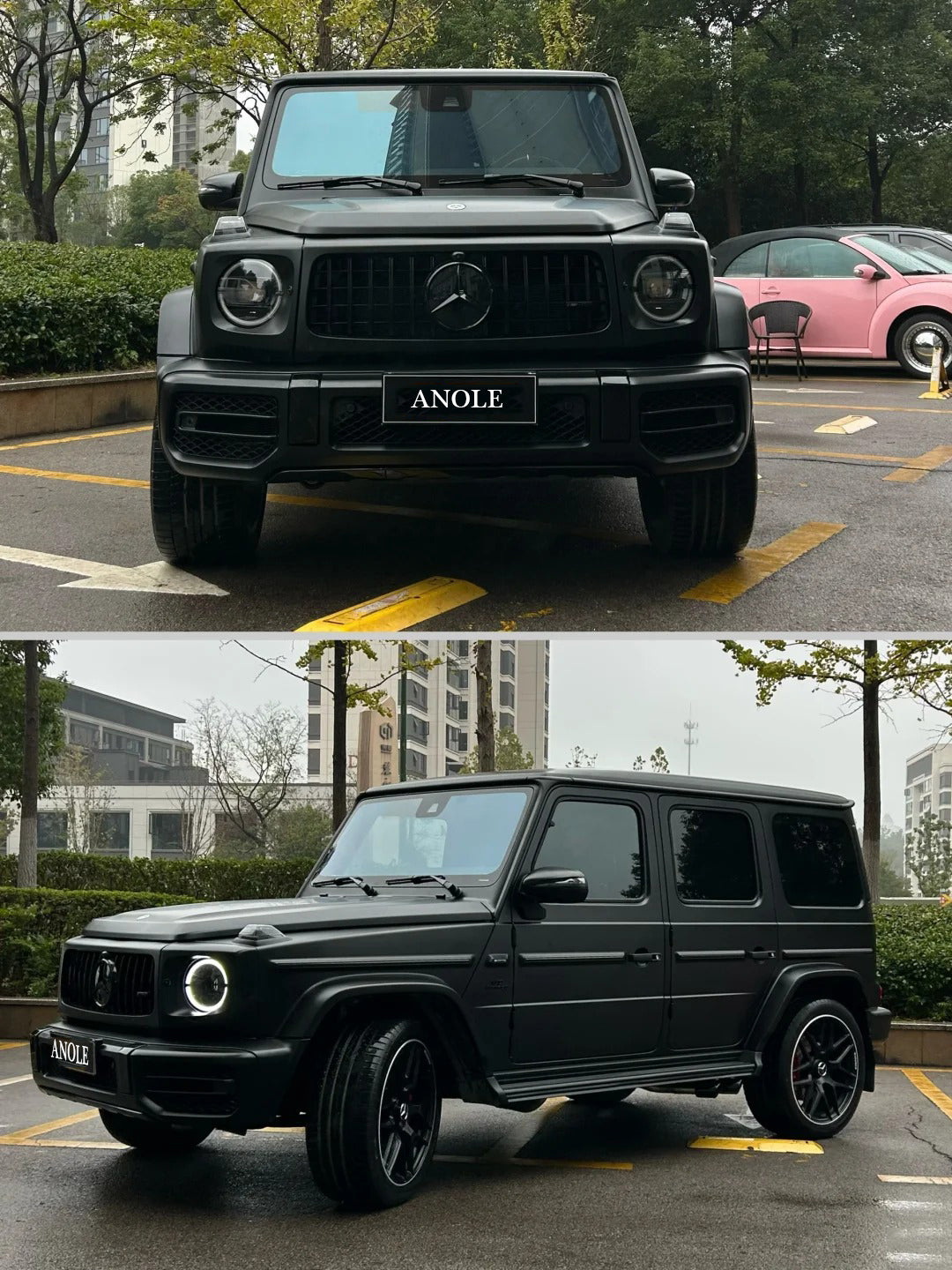 Anole Super Matte Black Vinyl Car Wrap
