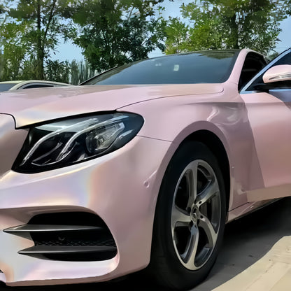 Anole Glossy Iridescent Rouge Pink Laser Car Vinyl Wrap