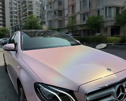 Anole Glossy Iridescent Rouge Pink Laser Car Vinyl Wrap