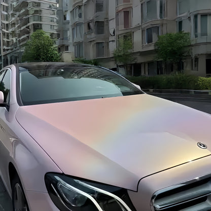 Anole Glossy Iridescent Rouge Pink Laser Car Vinyl Wrap