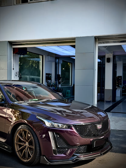 Anole Glossy PET Metallic Dark Red Car Vinyl Wrap