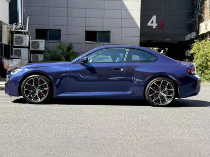 Anole Glossy Metallic Navara Blue Audi Car Vinyl Wrap