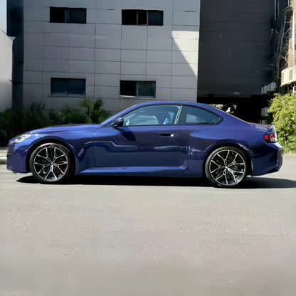 Anole Glossy Metallic Navara Blue Audi Car Vinyl Wrap