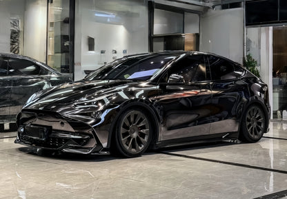 Anole Mirror Chrome Stretching Gray Car Wrap