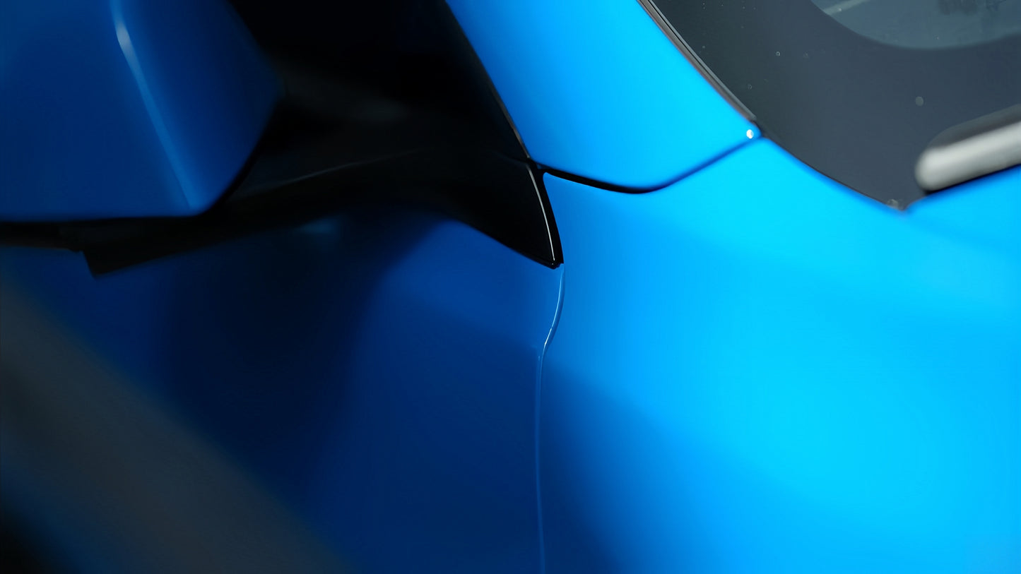 Anole High Gloss Piano Shark Blue Vinyl Car Wrap