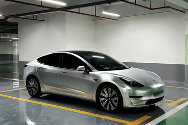 Anole Matte Chrome Silver Stain Ceramics Silver Vinyl Car Wrap